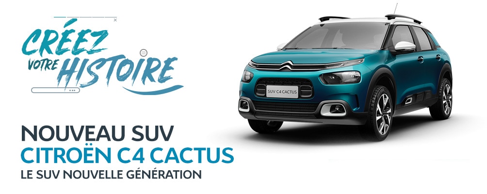 Bannière Citroën C4 Cactus